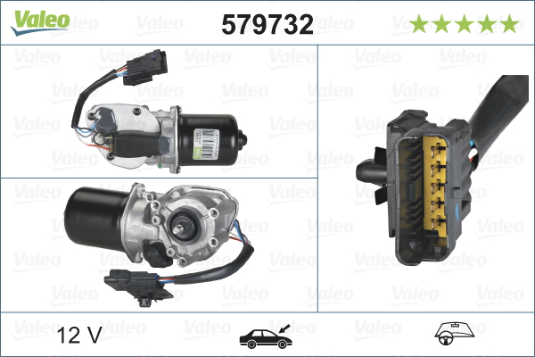 Motor stieračov VALEO